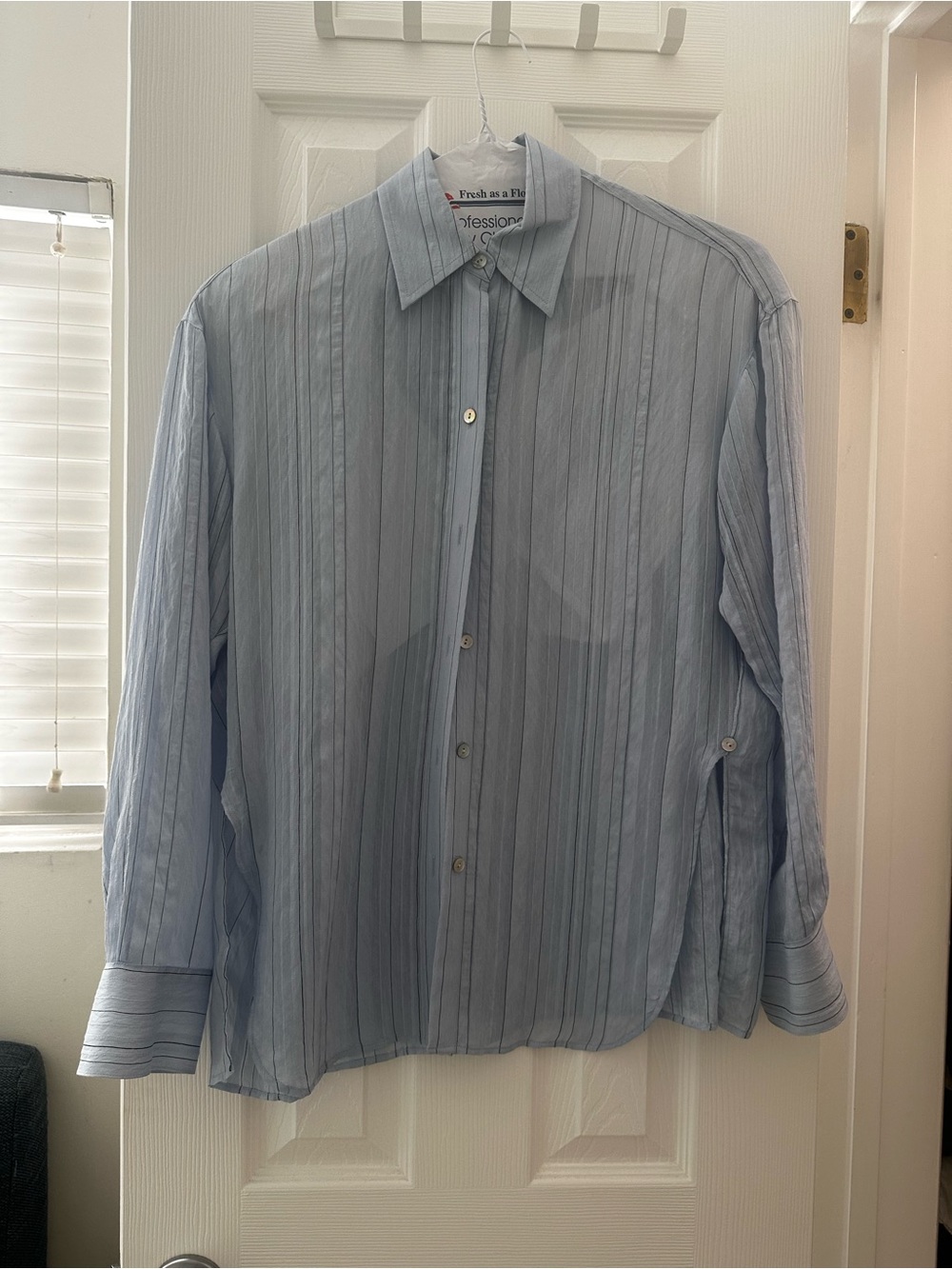 Vince Light Blue Women's Button-Down Shirt